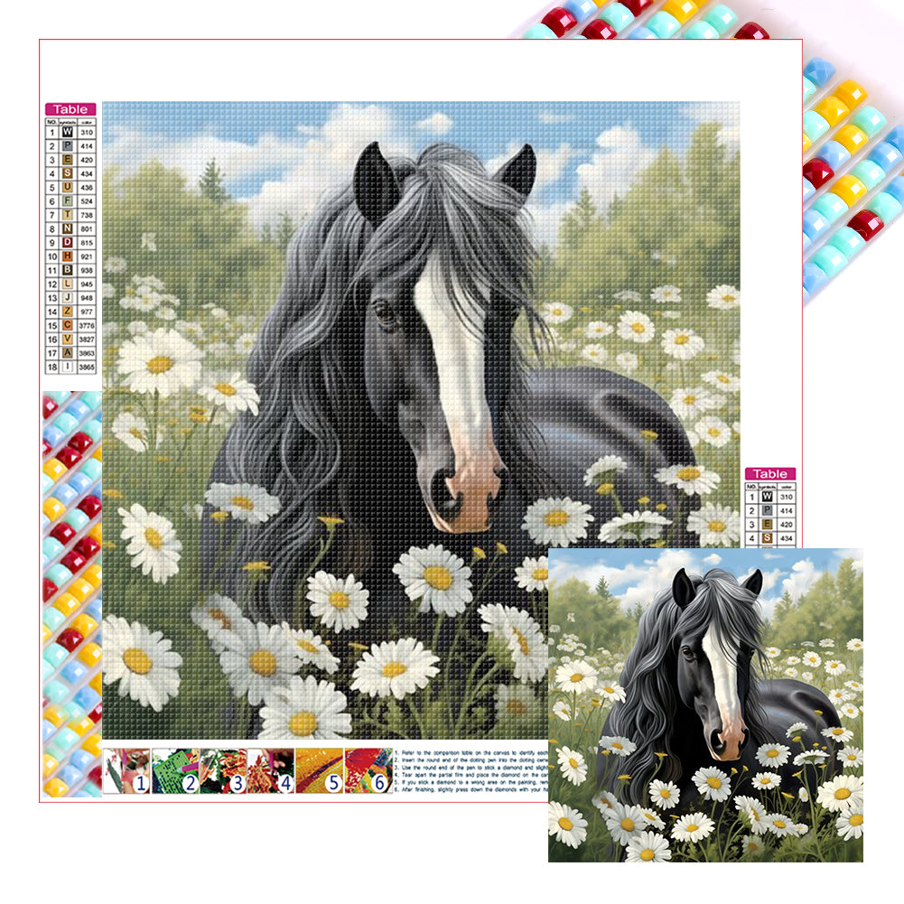 Diamond Painting - Full Square - Dark horse (40*40CM)