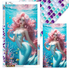 Load image into Gallery viewer, Diamond Painting - Full Round - Mermaid girl (40*70CM)
