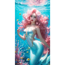 Load image into Gallery viewer, Diamond Painting - Full Round - Mermaid girl (40*70CM)
