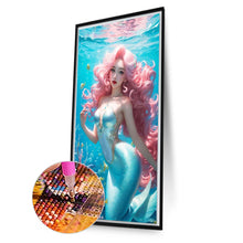 Load image into Gallery viewer, Diamond Painting - Full Round - Mermaid girl (40*70CM)
