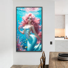 Load image into Gallery viewer, Diamond Painting - Full Round - Mermaid girl (40*70CM)
