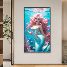 Load image into Gallery viewer, Diamond Painting - Full Round - Mermaid girl (40*70CM)
