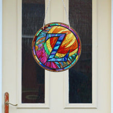 Load image into Gallery viewer, Double Sided Letter Z Suncatcher Diamond Drawing Hanging Ornament for Home Decor
