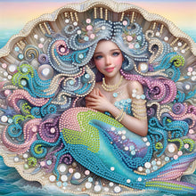 Load image into Gallery viewer, Diamond Painting - Partial Special Shaped - Elf girl (30*30CM)

