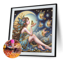 Load image into Gallery viewer, Diamond Painting - Partial Special Shaped - Elf girl (30*30CM)
