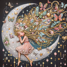 Load image into Gallery viewer, Diamond Painting - Partial Special Shaped - Elf girl (30*30CM)
