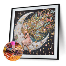 Load image into Gallery viewer, Diamond Painting - Partial Special Shaped - Elf girl (30*30CM)
