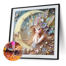 Load image into Gallery viewer, Diamond Painting - Partial Special Shaped - Elf girl (30*30CM)
