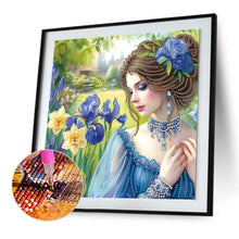 Load image into Gallery viewer, Diamond Painting - Partial Special Shaped - Flower beauty (30*30CM)
