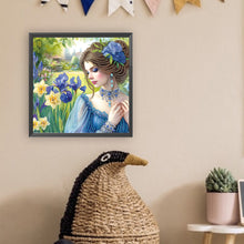Load image into Gallery viewer, Diamond Painting - Partial Special Shaped - Flower beauty (30*30CM)
