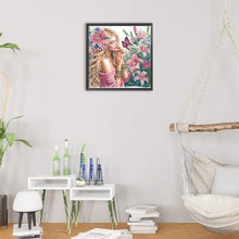 Load image into Gallery viewer, Diamond Painting - Partial Special Shaped - Flower beauty (30*30CM)
