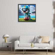 Load image into Gallery viewer, Diamond Painting - Full Round - Miami Dolphins football (30*30CM)
