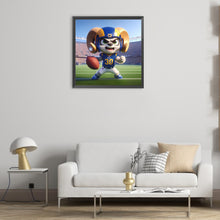Load image into Gallery viewer, Diamond Painting - Full Round - Los Angeles Rams football (30*30CM)
