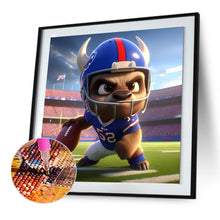 Load image into Gallery viewer, Diamond Painting - Full Round - Buffalo Bills football (30*30CM)
