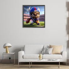 Load image into Gallery viewer, Diamond Painting - Full Round - Buffalo Bills football (30*30CM)

