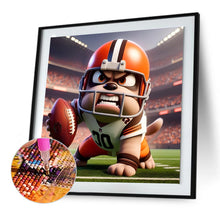 Load image into Gallery viewer, Diamond Painting - Full Round - Cleveland Browns football (30*30CM)
