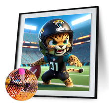 Load image into Gallery viewer, Diamond Painting - Full Round - Jacksonville Jaguars football (30*30CM)

