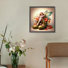 Load image into Gallery viewer, Diamond Painting - Full Round - Elf girl sitting on shoes (30*30CM)
