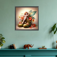 Load image into Gallery viewer, Diamond Painting - Full Round - Elf girl sitting on shoes (30*30CM)
