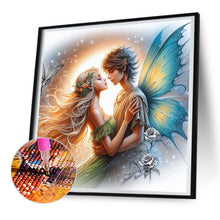 Load image into Gallery viewer, Diamond Painting - Full Round - Snuggling couple (30*30CM)
