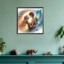 Load image into Gallery viewer, Diamond Painting - Full Round - Snuggling couple (30*30CM)
