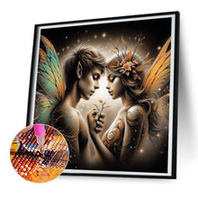 Load image into Gallery viewer, Diamond Painting - Full Round - Snuggling couple (30*30CM)
