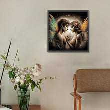 Load image into Gallery viewer, Diamond Painting - Full Round - Snuggling couple (30*30CM)
