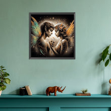 Load image into Gallery viewer, Diamond Painting - Full Round - Snuggling couple (30*30CM)
