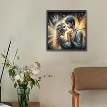 Load image into Gallery viewer, Diamond Painting - Full Round - Snuggling couple (30*30CM)
