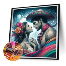 Load image into Gallery viewer, Diamond Painting - Full Round - Snuggling couple (30*30CM)
