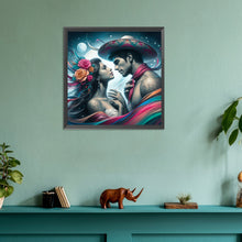 Load image into Gallery viewer, Diamond Painting - Full Round - Snuggling couple (30*30CM)
