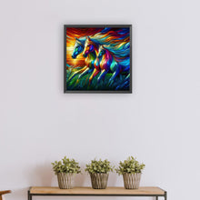 Load image into Gallery viewer, Diamond Painting - Full Round - Dark glass horse (30*30CM)

