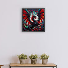 Load image into Gallery viewer, Diamond Painting - Full Round - Dark glass dragon (30*30CM)
