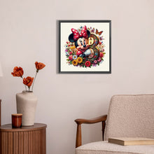 Load image into Gallery viewer, AB Diamond Painting - Full Round - Mickey and Minnie (30*30CM)
