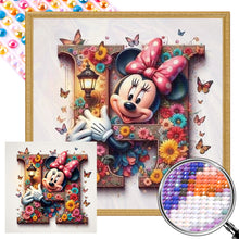 Load image into Gallery viewer, AB Diamond Painting - Full Round - Mickey and Minnie (30*30CM)
