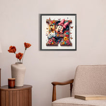 Load image into Gallery viewer, AB Diamond Painting - Full Round - Mickey and Minnie (30*30CM)
