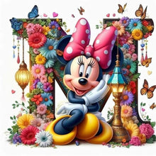 Load image into Gallery viewer, AB Diamond Painting - Full Round - Mickey and Minnie (30*30CM)
