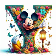 Load image into Gallery viewer, AB Diamond Painting - Full Round - Mickey and Minnie (30*30CM)

