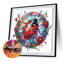 Load image into Gallery viewer, Diamond Painting - Partial Special Shaped - Seven-spotted ladybug (30*30CM)
