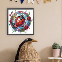 Load image into Gallery viewer, Diamond Painting - Partial Special Shaped - Seven-spotted ladybug (30*30CM)
