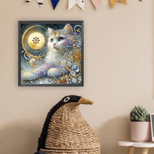 Load image into Gallery viewer, Diamond Painting - Partial Special Shaped - Cat (30*30CM)
