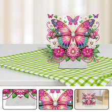 Load image into Gallery viewer, Acrylic Special Shaped Butterfly Flower Desktop Diamond Art Kits for Home Office
