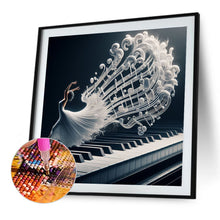 Load image into Gallery viewer, Diamond Painting - Full Round - Piano girl (40*40CM)
