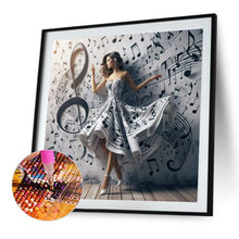 Load image into Gallery viewer, Diamond Painting - Full Round - Piano girl (40*40CM)
