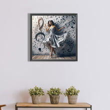 Load image into Gallery viewer, Diamond Painting - Full Round - Piano girl (40*40CM)
