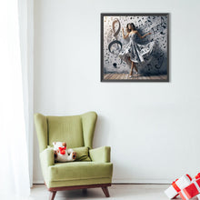 Load image into Gallery viewer, Diamond Painting - Full Round - Piano girl (40*40CM)
