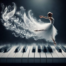 Load image into Gallery viewer, Diamond Painting - Full Round - Piano girl (40*40CM)
