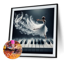 Load image into Gallery viewer, Diamond Painting - Full Round - Piano girl (40*40CM)
