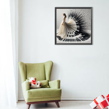 Load image into Gallery viewer, Diamond Painting - Full Round - Piano girl (40*40CM)
