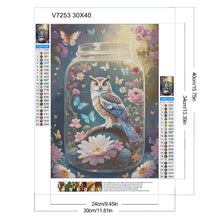 Load image into Gallery viewer, Diamond Painting - Full Round - Glass Owl (30*40CM)
